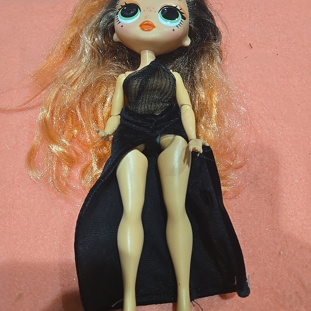 L.O.L. Surprise! Doll with Black Dress and Orange Hair